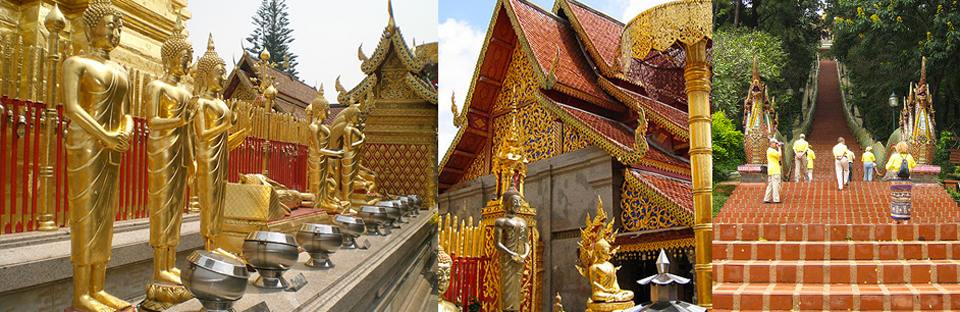 Doi Suthepm Templa and Winter Palace